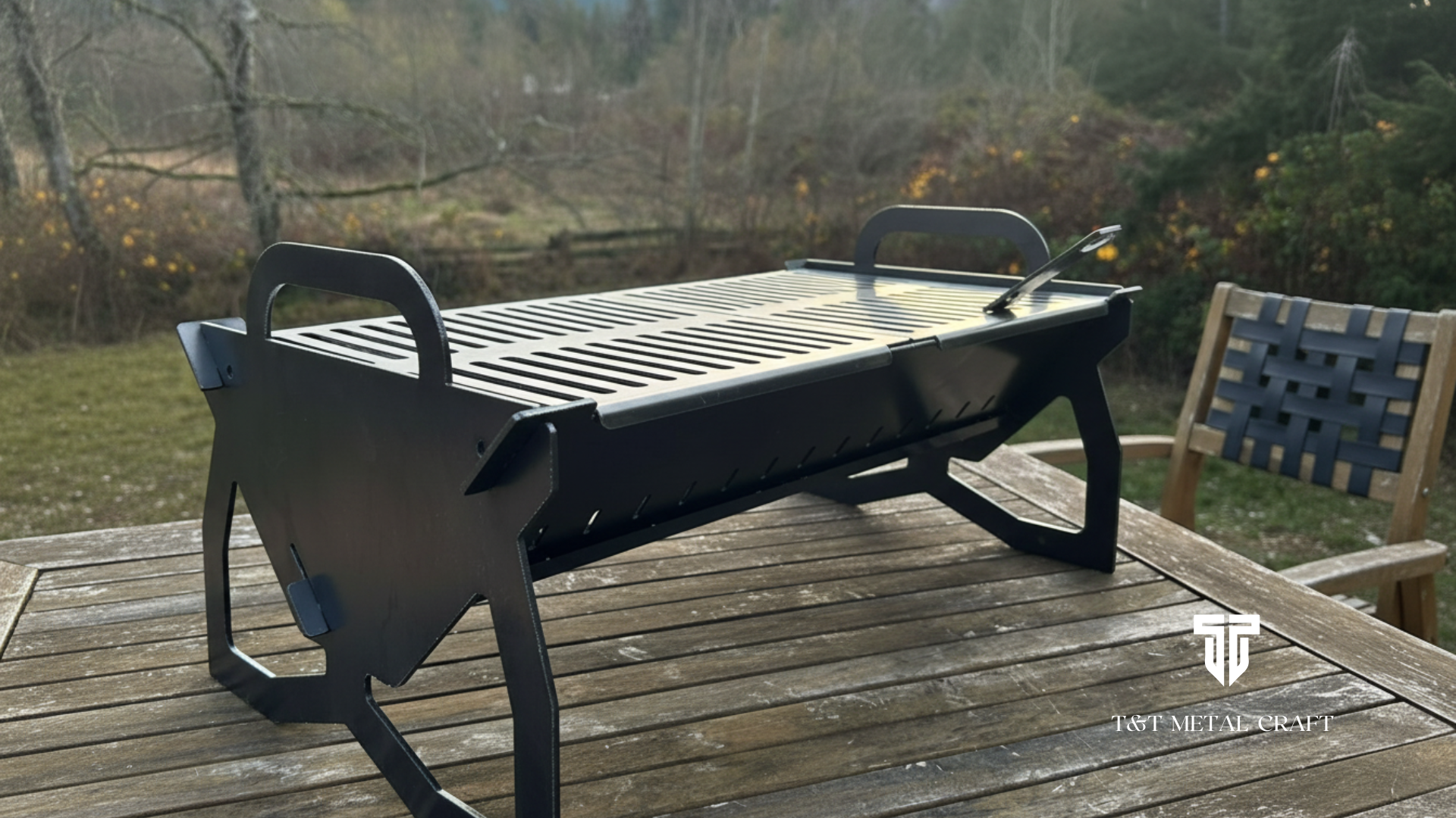Folding BBQ Grill - Image 2